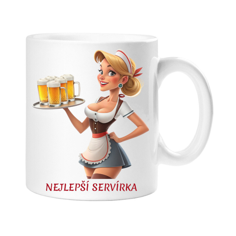 Hrneček nejlepší servírka