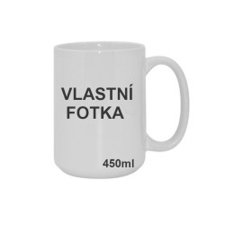 Velký 450ml hrnek s vlastní fotkou
