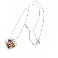 Kovový náhrdelník s vlastní fotkou