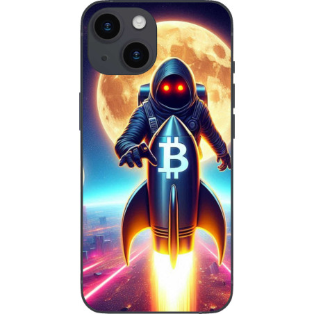 Kryt na mobil - BTC to the moon - Jedinečný design, ochrana a luxusní vzhled